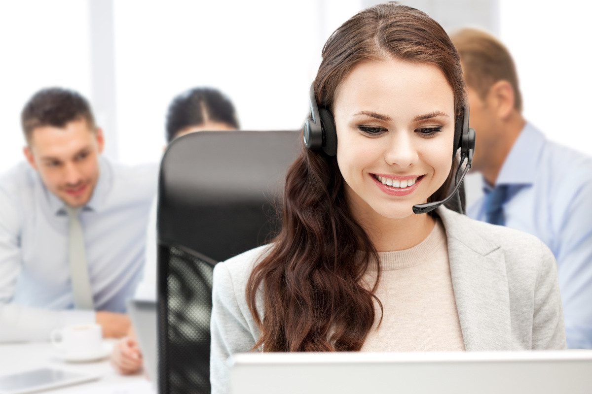 Women with headphones